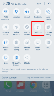 Galaxy S7 Flashlight